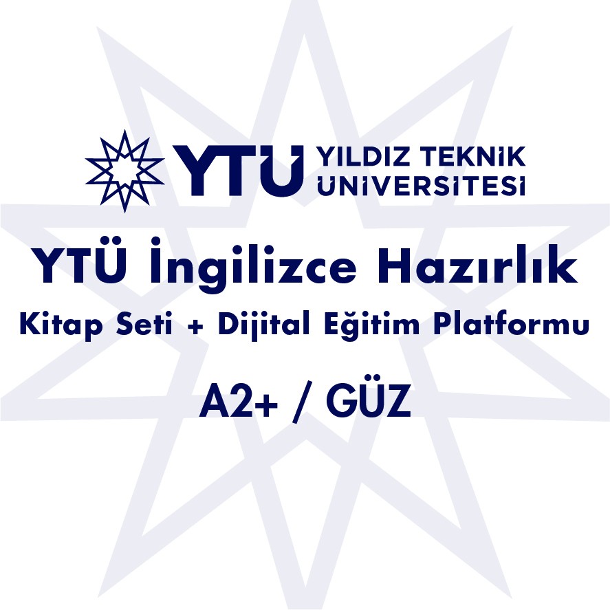 YTÜ İngilizce Hazırlık Kitap seti + Dijital Eğitim Platformu  A2+ / GÜZ