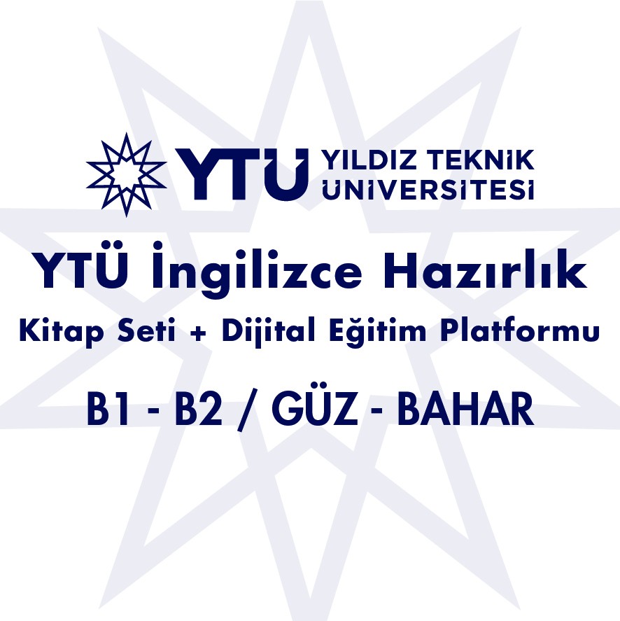 YTÜ İngilizce Hazırlık Kitap seti + Dijital Eğitim Platformu B1 - B2 / GÜZ - BAHAR